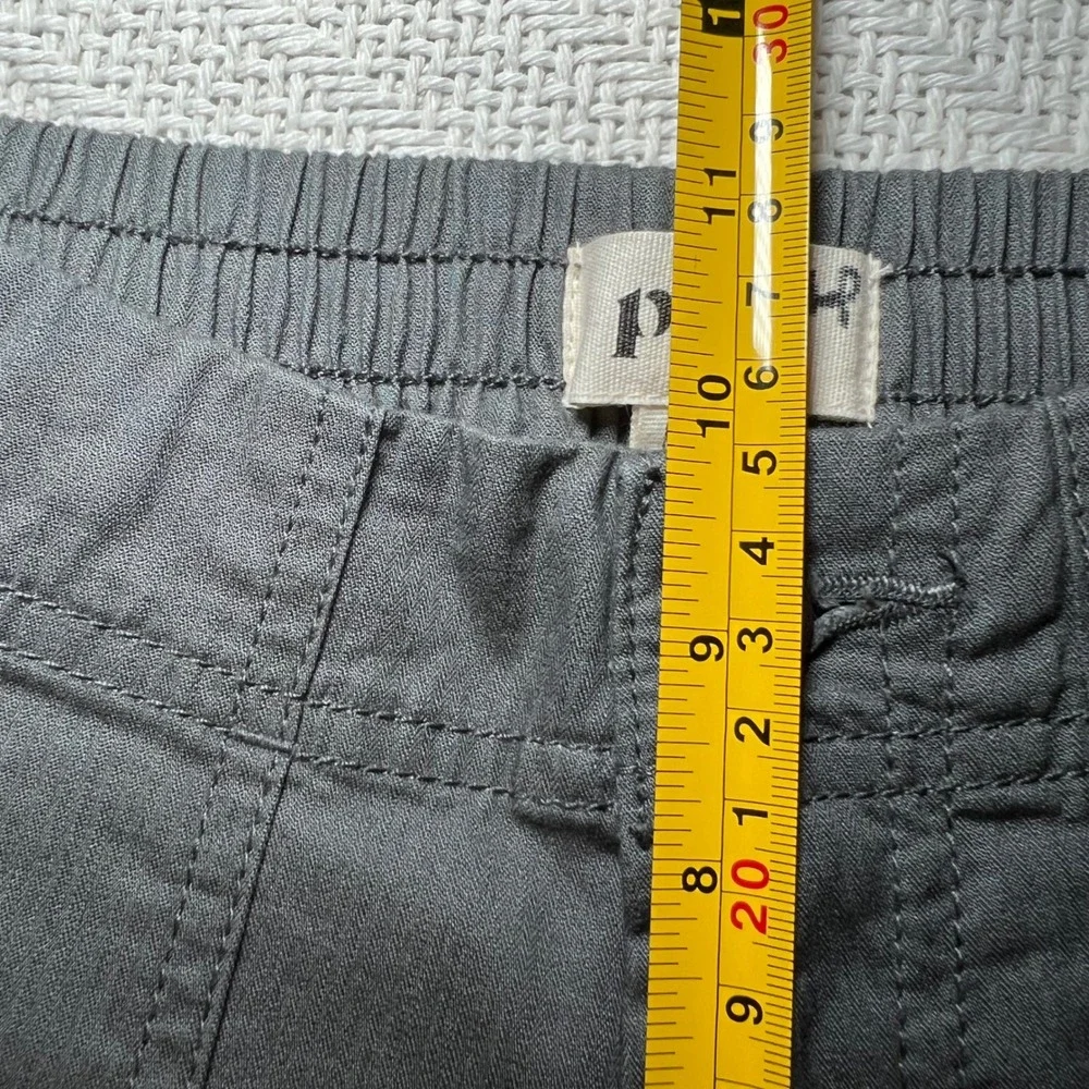 Pact Organic Cotton Twill Ankle Zip Joggers Charcoal Hiking Utility Pants XS